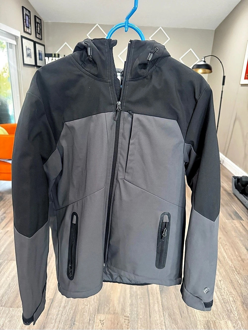 Champion Colorblock Hooded Jacket Size Medium